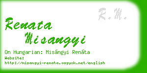 renata misangyi business card