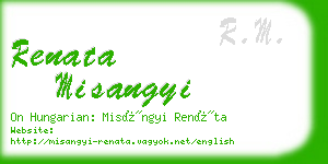 renata misangyi business card